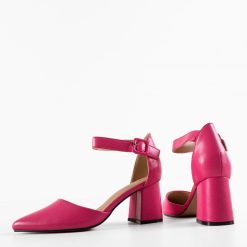 Pantofi dama Avitus Fuchsia-Pantofi cu toc-Pantofi cu toc