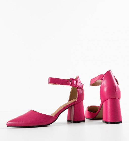 Pantofi dama Avitus Fuchsia-Pantofi cu toc-Pantofi cu toc