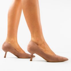 Pantofi dama Barro Nude-Pantofi cu toc-Pantofi cu toc