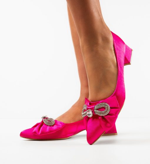 Pantofi dama Bellomo Fuchsia-Pantofi cu toc-Pantofi cu toc