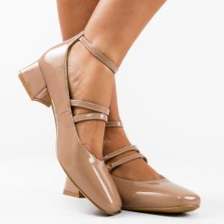 Pantofi dama Bern Nude-Pantofi cu toc-Pantofi cu toc