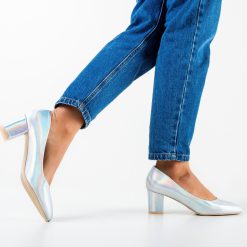 Pantofi dama Bone Argintii 2