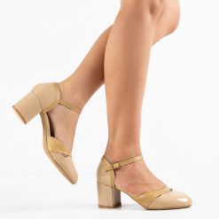 Pantofi dama Bryn Bej 3