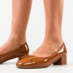Pantofi dama Canberra Camel 1