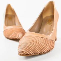 Pantofi dama Damande Nude-Pantofi cu toc-Pantofi cu toc