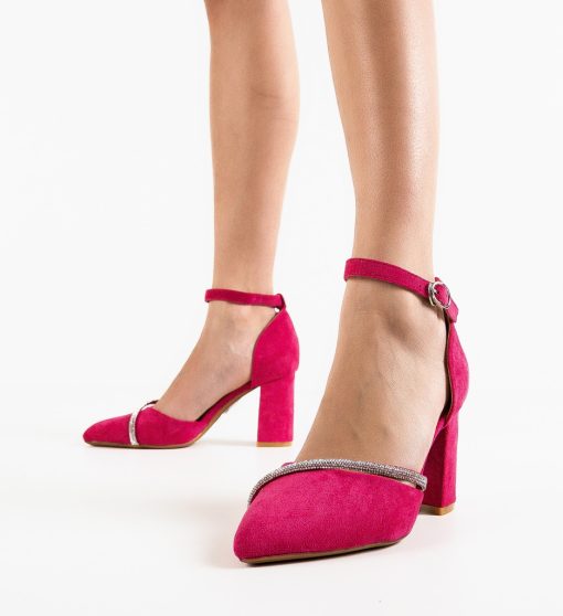 Pantofi dama Dem Fuchsia-Pantofi cu toc-Pantofi cu toc