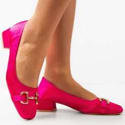 Pantofi dama Elisheba Fuchsia-Pantofi cu toc-Pantofi cu toc