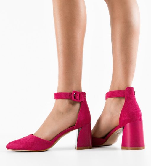 Pantofi dama Gora Fuchsia-Pantofi cu toc-Pantofi cu toc