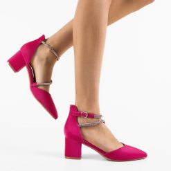 Pantofi dama Haari Fuchsia-Pantofi cu toc-Pantofi cu toc