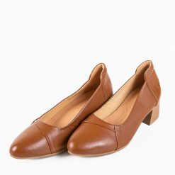 Pantofi dama Hebba Camel-Botine-Botine