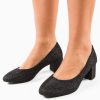 Pantofi dama Jenkins Negri-Pantofi cu toc-Pantofi cu toc