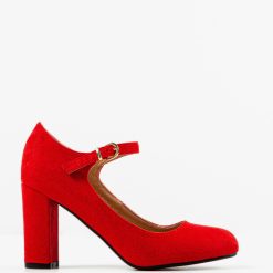 Pantofi dama Kimberly Rosii 4