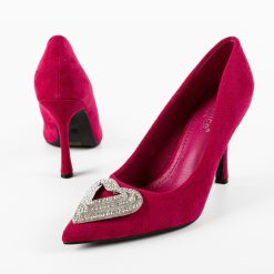 Pantofi dama Oise Fuchsia-Pantofi cu toc-Pantofi cu toc