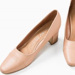 Pantofi dama Parrish Nude-Pantofi cu toc-Pantofi cu toc