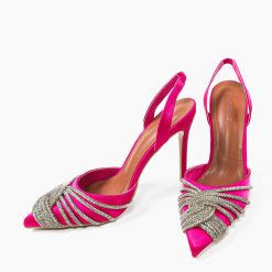 Pantofi dama Reagan Fuchsia-Pantofi cu toc-Pantofi cu toc