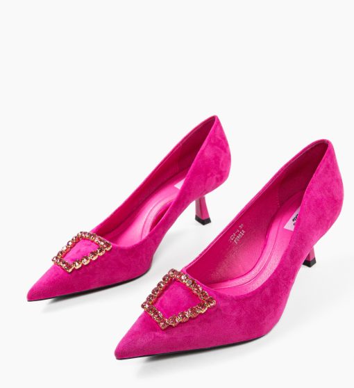 Pantofi dama Riya Fuchsia-Pantofi cu toc-Pantofi cu toc