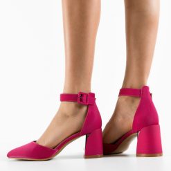 Pantofi dama Vandre Fuchsia-Pantofi cu toc-Pantofi cu toc