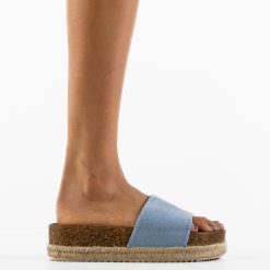 Papuci dama Andy Albastri 4