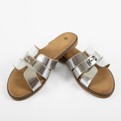 Papuci dama Daly Argintii 6