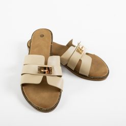 Papuci dama Daly Bej 4