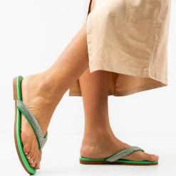 Papuci dama Phrixos Verzi 2