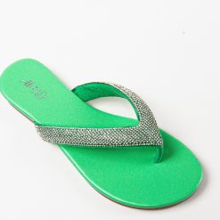 Papuci dama Phrixos Verzi 4