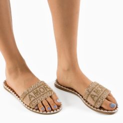 Papuci dama Ramses Bej 3