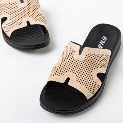 Papuci dama Sagafa Bej 4