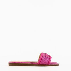 Papuci dama Stomp Fuchsia-Sandale-Sandale