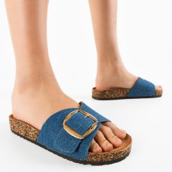Papuci dama Terry Albastri 2 2