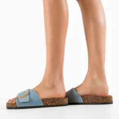 Papuci dama Terry Albastri 2