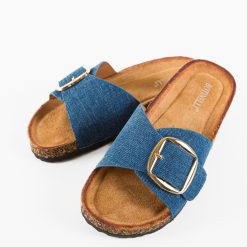 Papuci dama Terry Albastri 2 4