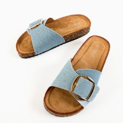 Papuci dama Terry Albastri 4