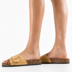 Papuci dama Terry Bej 3