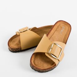 Papuci dama Terry Bej 5