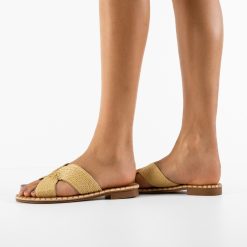 Papuci dama Tindra Bej 2