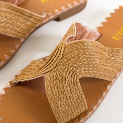 Papuci dama Tindra Camel 7