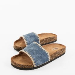 Papuci dama Zamir Albastri 4