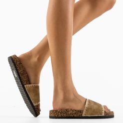 Papuci dama Zamir Camel 1