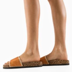 Papuci dama Zamir Portocalii 2