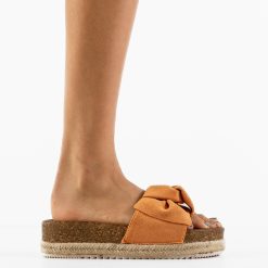 Papuci dama Zola Portocalii 3