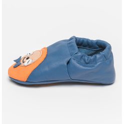 Papuci de casa tip pantofi sport din piele Soft Walk-BAIETI-INCALTAMINTE/Papuci