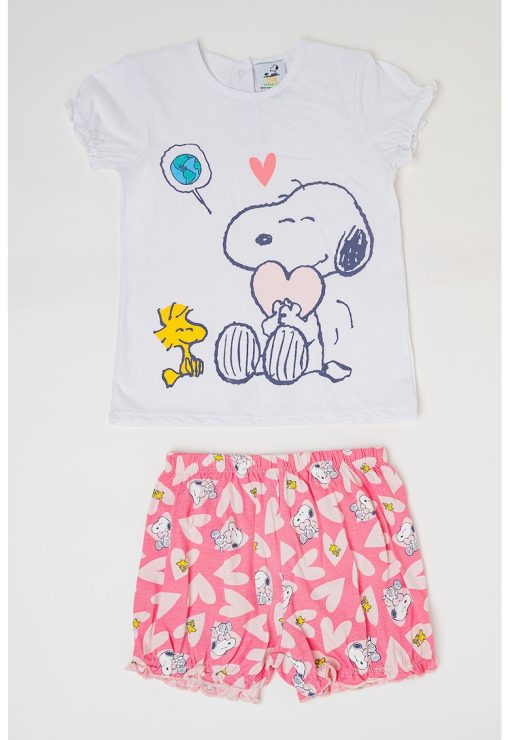 Pijama cu model Snoopy-FETE-IMBRACAMINTE/Pijamale si halate de baie