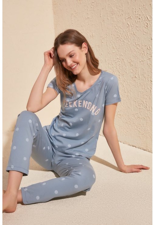 Pijama dama 968677871 - Bumbac-FEMEI-IMBRACAMINTE/Pijamale si halate de baie