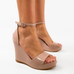 Platforme dama Blyha Nude-Sandale-Sandale