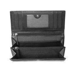 Portofel dama Delis Bailey PT1184 piele naturala Negru 4
