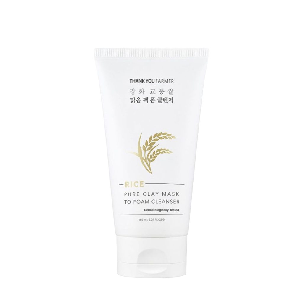 Rice pure clay mask to foam cleanser 150 ml-Ingrijirea pielii-Fata > Demachiant si toner