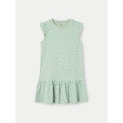 Rochie fete - 14758 - Verde - Bumbac-FETE-IMBRACAMINTE/Rochii