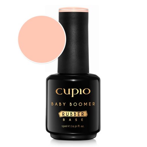 Rubber base Baby Boomer Cupio - Peach 15ml-Manichiura-Rubber Base