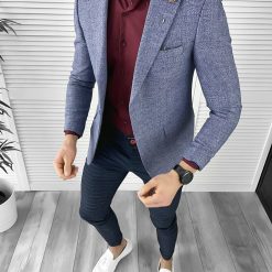 Sacou barbati slim fit 3100 P18-3.2-Sacouri barbati